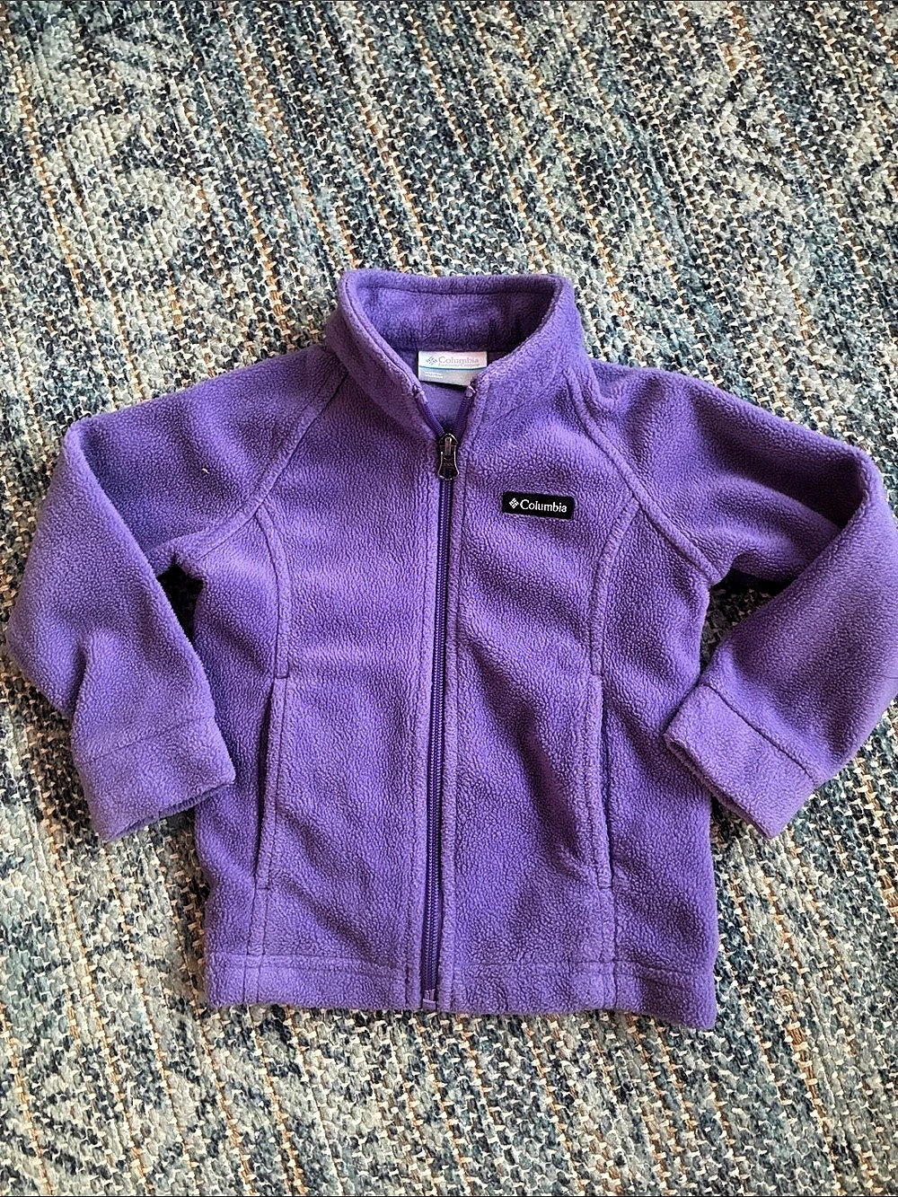 Columbia Toddler Girls Fleece Jacket Purple